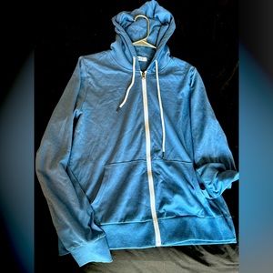 Light Blue Hoodie Zip Up